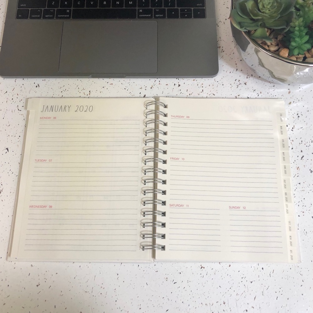 Rae Dunn “Best Year Ever” 2020 Planner - Picture 6 of 6